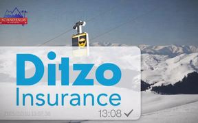 Ditzo Campaign: Snowboarder Headbutts Camera - Commercials - VIDEOTIME.COM
