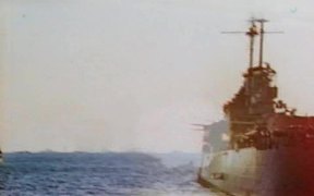 Iwo Jima - Ships Blast Iwo Jima - Tech - VIDEOTIME.COM