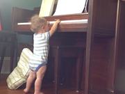 Baby and Piano