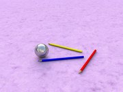 Pencils Dropped Slow Motion