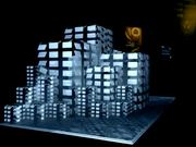 Projection Mapping on 3D Cubes at Paris