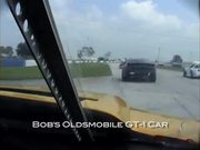 Dueling GT-1 Race Cars
