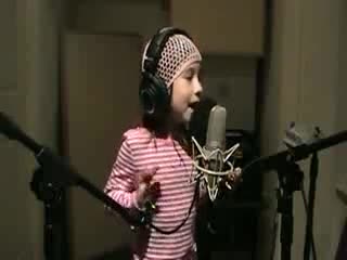 Cute Kid Sings