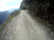 Downhill on the Death Road, Bolivia