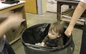 Funny Video About Kid in a Bucket - Fun - VIDEOTIME.COM