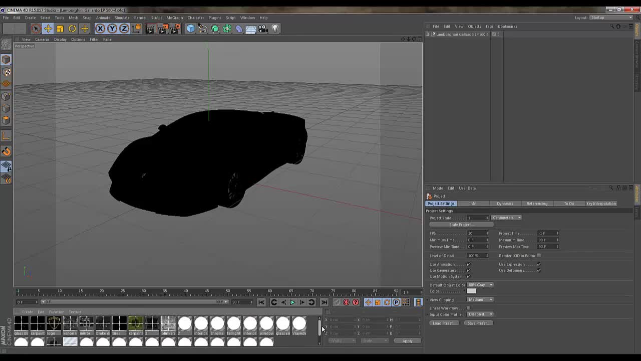 Texturing and Animating a Car Model - Part 1