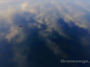 Drone Flying Through Fog in 4K