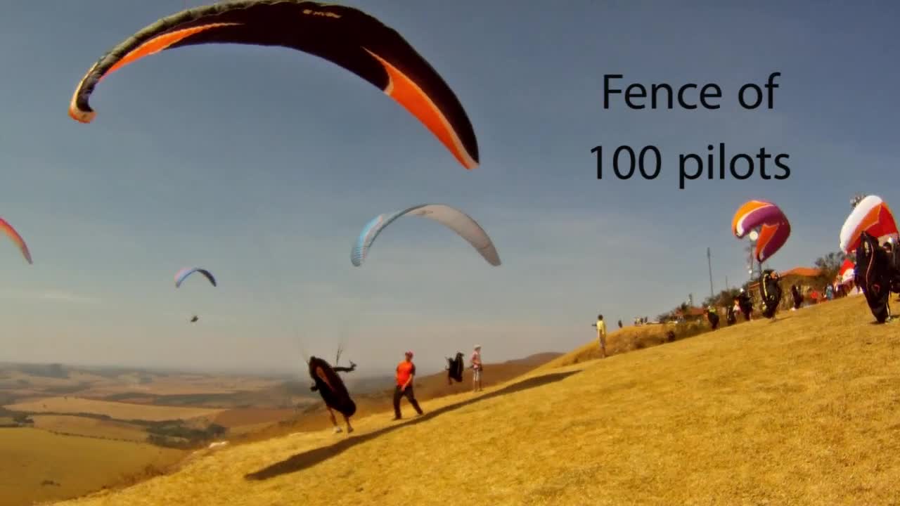Super Final Of Parachutists
