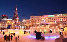 Chelyabinsk in Time Lapse 2. Winter Ver - Tech - VIDEOTIME.COM