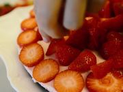 Quick Bake Strawberry Cheesecake
