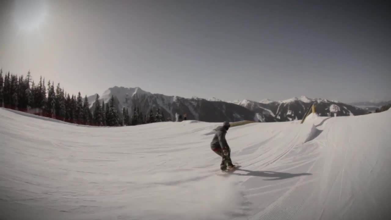 Mid Winter Snowboard Session