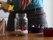 Cherry Berry Trifle in a Jar