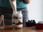 Cherry Berry Trifle in a Jar