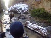 Hiking The Narrows in Winter