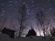 Georgian Bay Ice Snow and Stars 2015