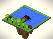 Blender Low Poly Isometric Style