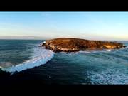 Christmas Surfing Drone 4K