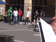 Competition Between Skateboarders
