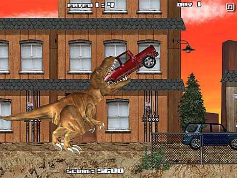 Dinossauro Rex (Paris Rex) Jogo de Android Gameplay T-Rex jogo 