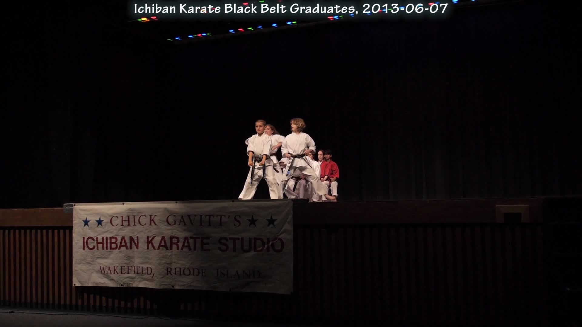 The Graduating Black Belt Students