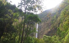 Twin Waterfalls In Hawaii