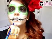 Makeup de Caveira Mexicana!