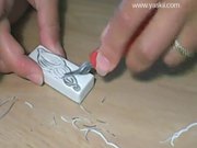 Carving Stamp from Eraser