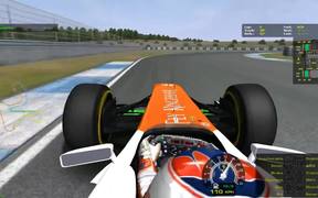 rFactor | F1 2012 | di Resta | Onboard at Jerez - Games - VIDEOTIME.COM