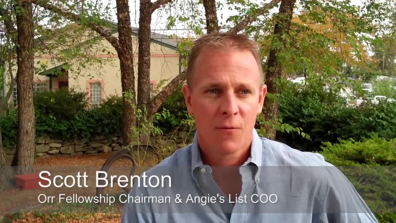 Scott Brenton: The Mission of the Orr Fellowship