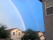 Double Rainbow in Las Vegas After Rain Store