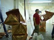 Robotic Formed Copper Pavilion