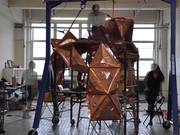 Robotic Formed Copper Pavilion