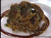 Sauteed Soft Shell Crab with Polenta