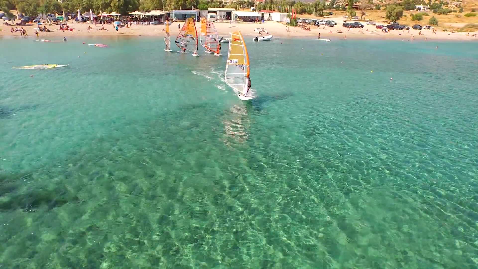 Windsurfing in Greece