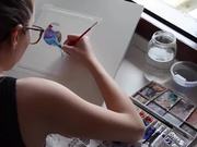 Watercolor Bird - Time Lapse Painting