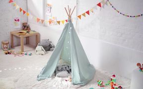 How to Make an Indoor Teepee for Kids - Fun - VIDEOTIME.COM