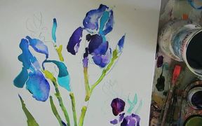 A Wet-in-wet Acrylic Painting Tutorial - Fun - VIDEOTIME.COM