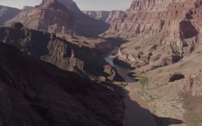 Grand Canyon NP: Over River, View of Lava Chuar