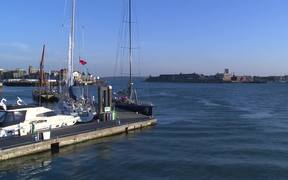 Portsmouth Harbour at Dusk - Commercials - Videotime.com