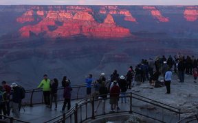 Grand Canyon NP: Sunset from Mather Point
