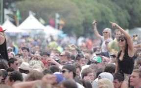 Crowds at Outdoor Music Festival - Music - Videotime.com