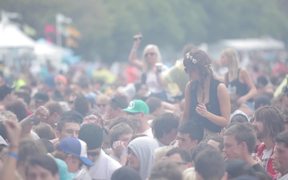 Crowds at Outdoor Music Festival - Music - VIDEOTIME.COM