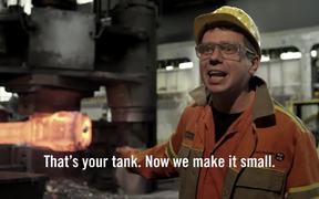 Hornbach Video: Made From Real Armour Steel - Commercials - VIDEOTIME.COM