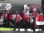 March To Close All Slaughterhouses-Protest in CA