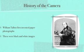 Camera History Lesson - Kids - VIDEOTIME.COM