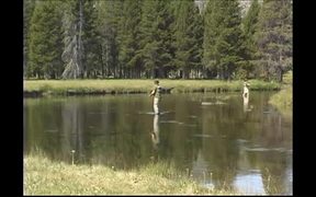Yellowstone National Park: Fishing in Yellowstone - Fun - VIDEOTIME.COM