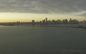 Miami Aerial - Sunset - Fun - VIDEOTIME.COM