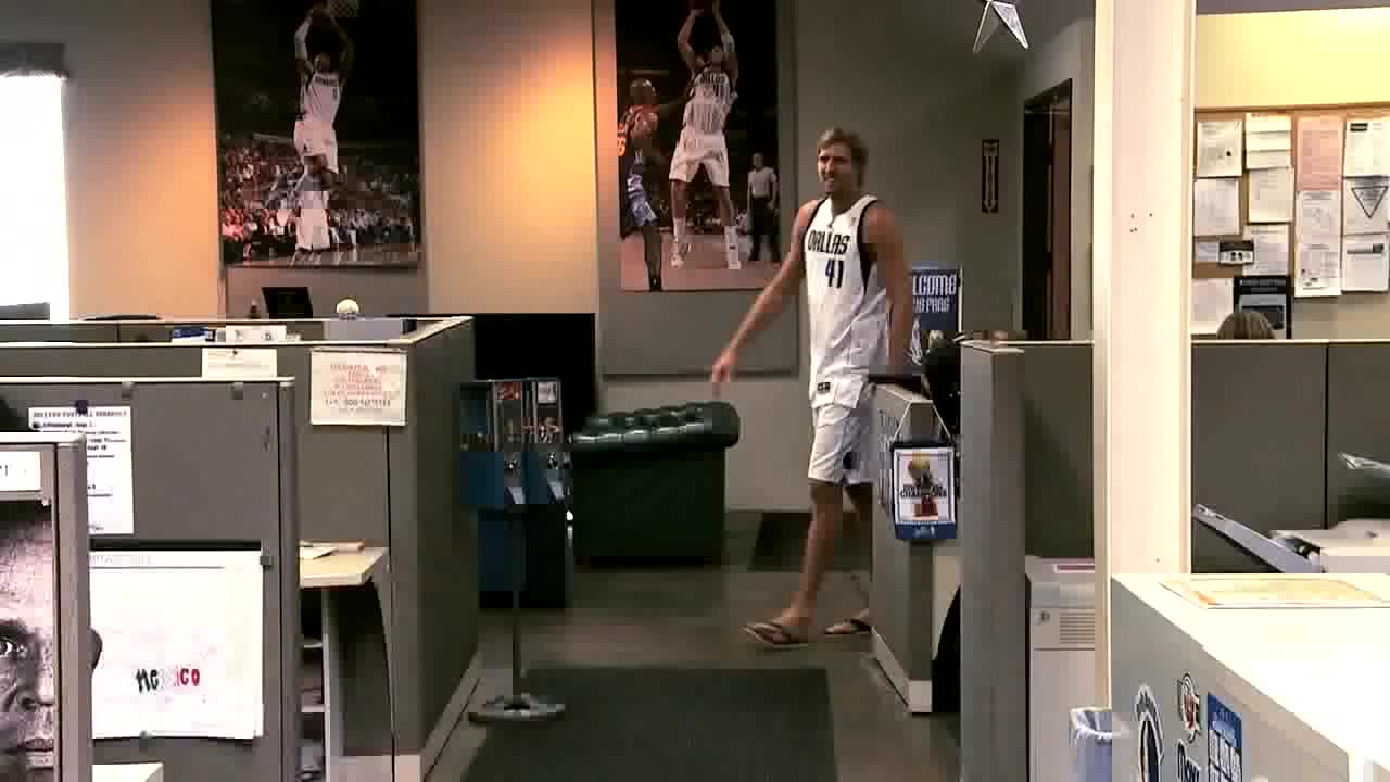 Dallas Mavericks Parodies Geico with Dirk Nowitzki