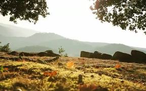 A Mountain Landscape Over The Sunshine - Fun - VIDEOTIME.COM