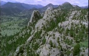 Flying over Mountain Lakes and Woodlands - Fun - VIDEOTIME.COM